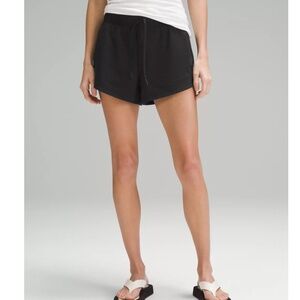 Lululemon Athletica Inner Glow High-Rise Short 3" Modal sz 12 Black Excellent